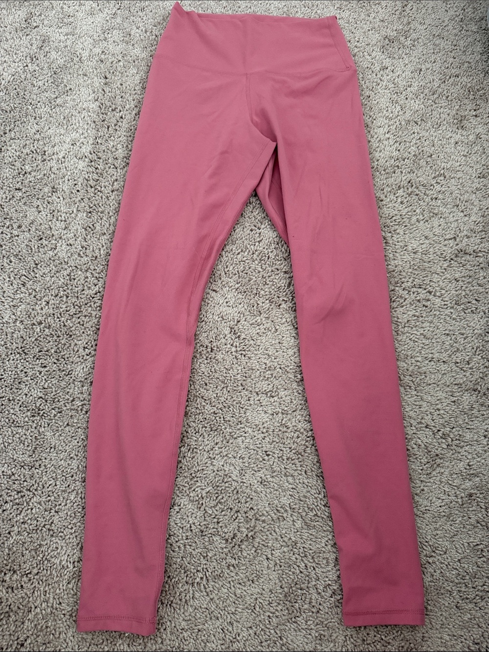 Kids High-Waist Pink Active Leggings